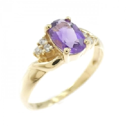 Nhẫn Amethyst K18YG