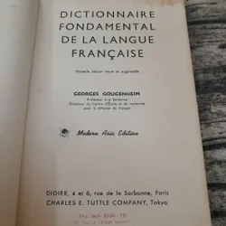 Từ điển tiếng Pháp cơ sở- Dict Fondamental De La... Modern Asia Ed. TG Georges Gougenheim 737871
