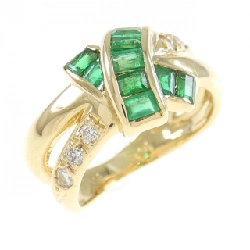 Nhẫn Emerald K18YG 0.48CT