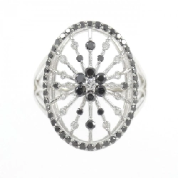 Nhẫn kim cương hoa K18WG 0.56CT - Hàng hiệu Authentic 849089