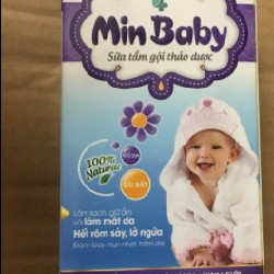 Sữa tắm gội thảo dược Min Baby 2734