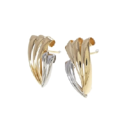 K18YG/PT900 Bông tai - Hàng hiệu Authentic 865867