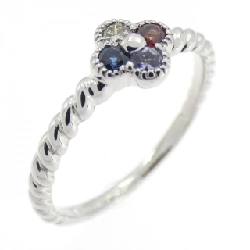 Nhẫn đá màu hoa K18WG