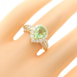 Nhẫn Garnet Xanh K18YG 1.55CT 667980