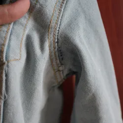 Áo Khoác Jean Nam, in hình Superman độc đáo sau lưng 701738