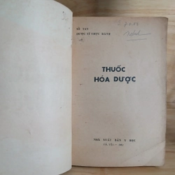 Sổ Tay Dược Sỹ Thực Hành - Thuốc Hóa Dược (Xb 1982) 447326