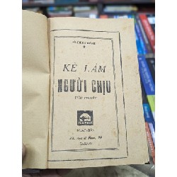 KẺ LÀM NGƯỜI CHỊU - HỒ BIỂU CHÁNH 119448