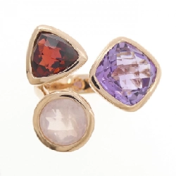 Nhẫn đá màu K18PG - Hàng hiệu Authentic 851967