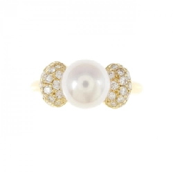 Nhẫn ngọc trai Akoya K18YG 7.3mm - Hàng hiệu Chính hãng 855774