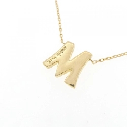 K18YG Chữ cái M Dây chuyền - Hàng hiệu Chính hãng 859343