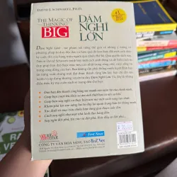 Dám Nghĩ Lớn (The Magic of Thinking Big) – David J. Schwartz- K3 1004762