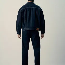 Áo khoác jean icondenim màu đen xanh size S 973464
