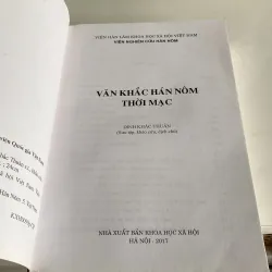 VĂN KHẮC HÁN NÔM THỜI MẠC 971178