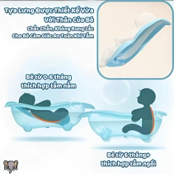 Chậu Tắm Cao Cấp Cho Bé Có Van Thoát Nước, Thau Tắm Cho Bé Sơ Sinh 548352