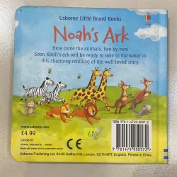NGOẠI VĂN tiếng anh trẻ em : Usborne Little Board Books NOAH’s Ark  1027819