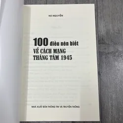 100 điều nên biết về cách mạng tháng tám 1945. 6a5 737282