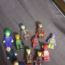 Combo 12 lego minifigure (ironman, cap, dr strange, joker, flash,...) 