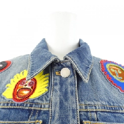 Louis Vuitton FOJA53GM1 Áo khoác denim Yayoi Kusama - Hàng hiệu Chính hãng 814584