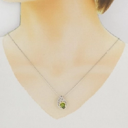 K18WG/K18YG Peridot Necklace 1.85CT - Hàng hiệu Chính hãng 858264