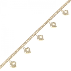 K18YG Dây Chuyền Hình Trái Tim - Hàng hiệu Chính Hãng