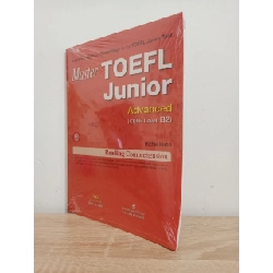 (TẶNG BOOKMARK) Master TOEFL Junior - Advanced Level B2 (Kèm CD) - Richie Hahn New 100% RBK.ASB0707