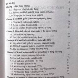 PHÂN TÍCH CÁC MÔ HÌNH QUẢN LÝ TRONG XÂY DỰNG 464187