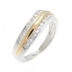 Nhẫn kim cương K18WG/K18PG 0.38CT - Hàng hiệu Authentic