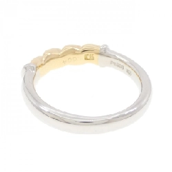 Nhẫn kim cương K18YG/PT900 0.04CT - Hàng hiệu Authentic 848964