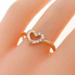 Nhẫn kim cương hình trái tim K18PG 0.09CT - Hàng hiệu chính hãng 852147