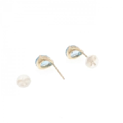 K10YG Blue Topaz Earrings - Hàng hiệu Authentic 868759