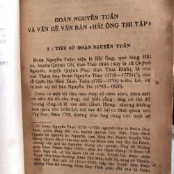 Thơ văn Đoàn Nguyễn Tuấn - Hải ông thi tập - Viện nghiên cứu Hán Nôm 1025585