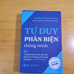 Flashcard Tư Duy Phản Biện - Rèn Luyện Tư Duy Khác Biệt & Logic (Alpha Books)