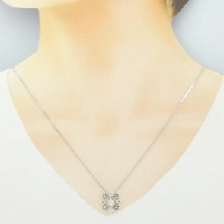 K18WG 2WAY Hoa Đá Quý Kim Cương Dây Chuyền 0.65CT - Hàng hiệu Chính hãng 859189