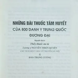 Những bài thuốc tâm huyết của 800 Danh y Trung Quốc đương đại 777834