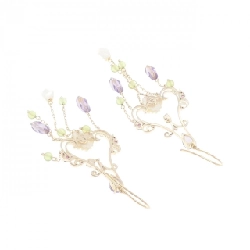 Khuyên tai đá màu hoa TAKE-UP - Hàng hiệu Authentic 846318