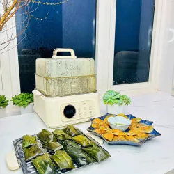 🔥Nồi hấp đa năng UNIE UE668 | Unie – Hấp nhanh, giữ trọn dinh dưỡng! 🥗✨ 738714