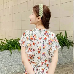 Đầm dạo phố K & K, size L, hoa nhí xinh xắn 756337