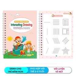 Vở luyện viết cho trẻ mầm non (combo 4 cuốn) 523739