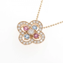K18PG Hoa Đá Màu Dây Chuyền - Hàng hiệu Chính hãng 848064