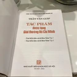 TRẦN VĂN GIÁP TPĐTGTHCM - TÌM HIỂU KHO SÁCH HÁN NÔM TẬP 1 - 2 (XB 2003) 990896