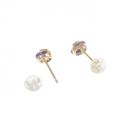 K18YG Amethyst Bông tai - Hàng hiệu Chính hãng 868229