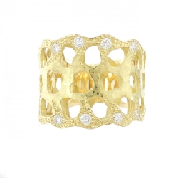 Nhẫn kim cương 750YG - Hàng hiệu Authentic 855491