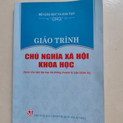 Sách Giáo trình Chủ nghĩa xã hội khoa học - Nhà xuất bản Chính trị quốc gia