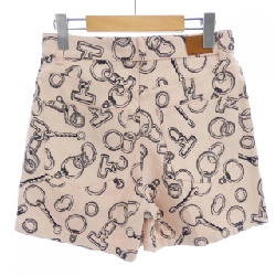 HERMES Kính vạn hoa hiệu ứng tinh tế Crude Cell Cartouche 4H0462DD Quần short - Hàng hiệu Chính hãng 818410