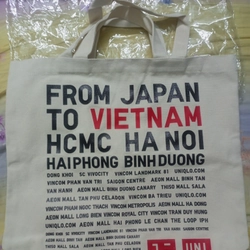 Túi canvas Uniqlo chính hãng 319776