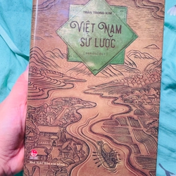 Sách Việt Nam sử lược bản đặc biệt bìa cứng nxb Kim Đồng