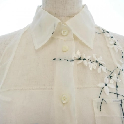 Đầm midi lụa thêu hoa PRADA FLORAL EMBROIDERED SILK MIDI DRESS P3L88R SOOO 14KF - Hàng hiệu Authentic 812949