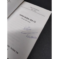 Danh nhân Yên Tử Trần Trương mới 80% bẩn bìa, ố nhẹ, có chữ ký, gấp bìa 2006 HCM.ASB3010 917907