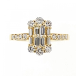 【Sản phẩm mới】Nhẫn kim cương K18YG 0.50CT 671543