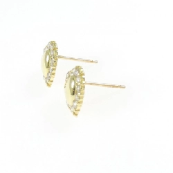 K18YG Bông tai kim cương hình trái tim 0.50CT - Hàng hiệu chính hãng 863791